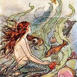 Mermaids Angels and Fairies Cartes d’anniversaire - Embellie de paillettes irisées douces - Envoi gratuit