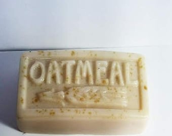 Fragrance Free Oatmeal Goats milk & Shea Butter Soap - No Scent No Color Hypoallergenic
