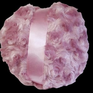 Silky Body Powder Puffs - Large 4 1/2 - 5&quot; size - Color may vary