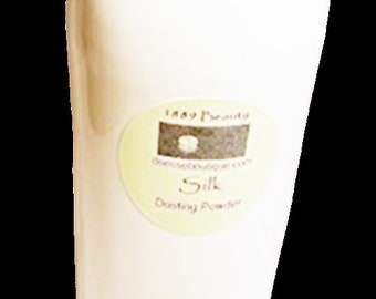 Natural Silk Body Powder - Talc Free Dusting Powder - Shaker - Jar or Refill