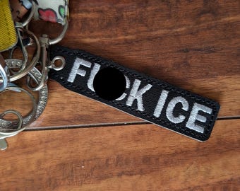 Simple, Small Gift - F*ck Ice Key Fob, Keychain