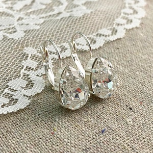 Peach Heart Crystal Jewelry Set - Earrings & Necklace, 14K Gold Plated, Leverback, Hypoallergenic - View #9