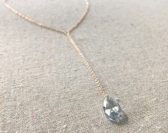 世界の Crystal Swarovski Y Simple Pendant, Teardrop With Necklace アクセサリー