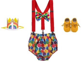 The Very Hungry Caterpillar Boy Clothes Outfit Smash Cake First Birthday Bodysuit Suspenders