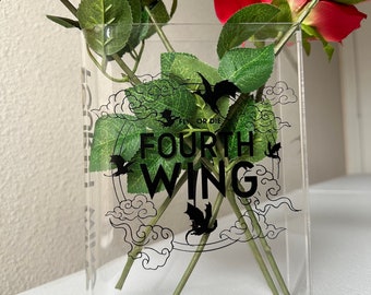 Customizable Book Vase, Acrylic book vase, Home decor, Personalized gift, Book lover gift, Personalized book vase, Book vase, Book gift