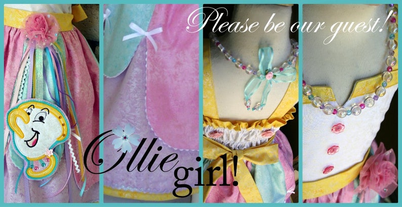 Chip The Teacup Beauty And The Beast Inspired Dress By Etsy