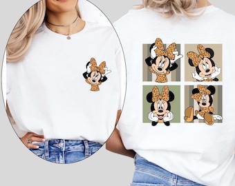 Leopard Minnie Mouse T-Shirt, Disney Safari Shirt, Disney Girls Vacation Shirt, Animal Kingdom Shirt, Magic Kingdom Shirt, Gift For Woman