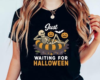 Summerween Shirt, Summer Skeleton Tee, Spooky Summer Shirt, Girly Summer Tee, Beach Vibes Shirt, Ghost Summer Shirt, Funny Summer Tee