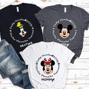 Custom Disney Vacation Shirt, Mickey And Friends Vacation Shirt, Disney Family Shirt, Family Matching Disney Shirt, Disney Trip Shirt