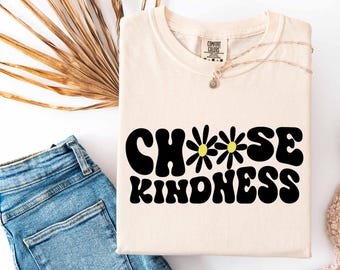Comfort Colors Choose Kindness T-Shirt, Back To School Teacher Shirt, Be Kind Shirt, Funny Teacher Shirt, Gift For Teacher, Cute School Tee