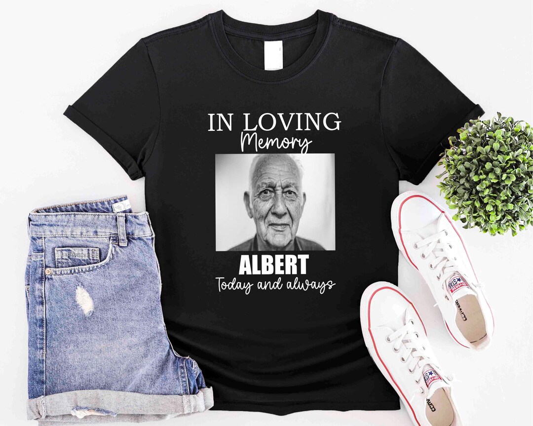 In Loving Memory T-shirt, Custom Funeral Photo Shirt, Rest in Peace