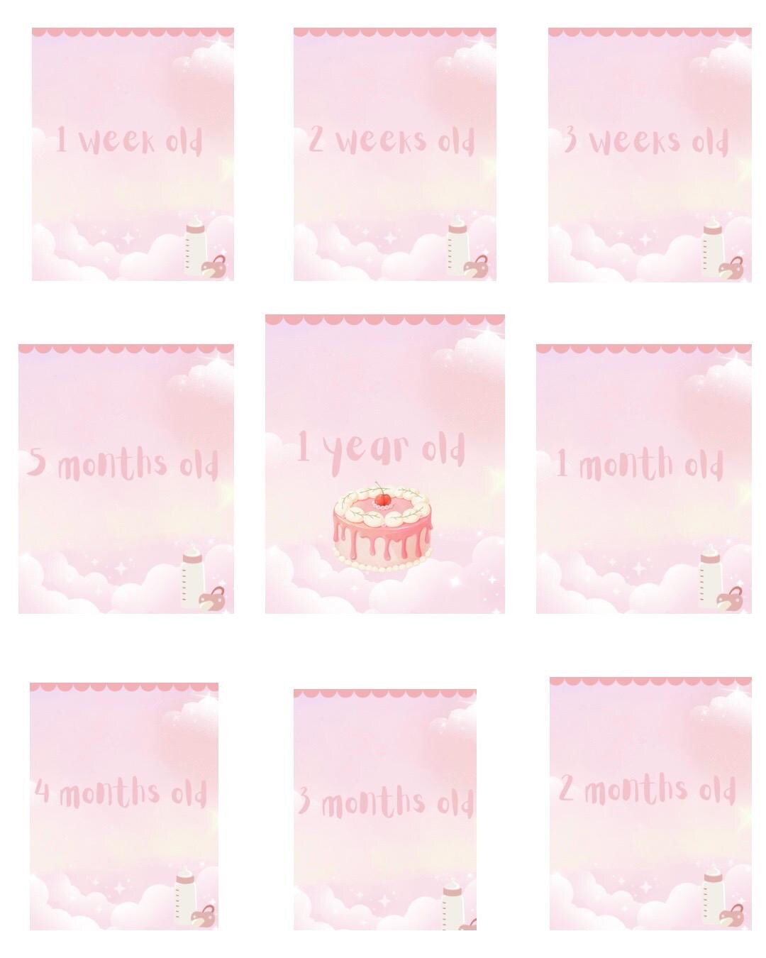 Neutral Baby Milestone Cards | Printable PDF | 5x7 Baby Cards | Monthly ...