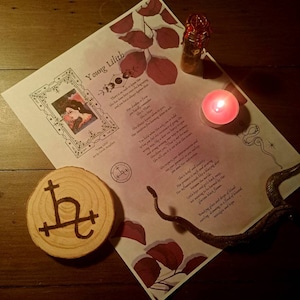 LILITH 2023 | Lilith Book of Shadows PDF | Lilith Grimoire Page | Grimoire Printable | Witch Page | Carole Anzolletti | Goddess Section Page