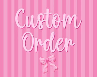 Custom Listing for Martha