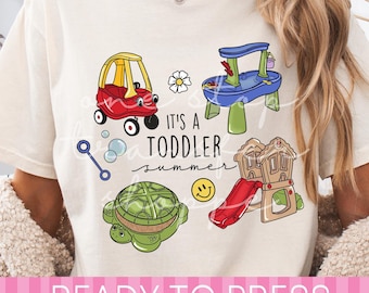 It's A Toddler Summer DTF Transfer - Ready to Press Heat Transfer