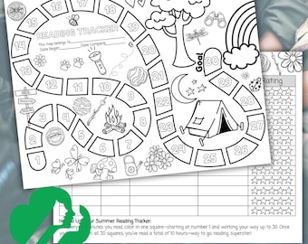 Adventure Scouts Reading Tracker: Summer Reading Challenge (PDF Download)