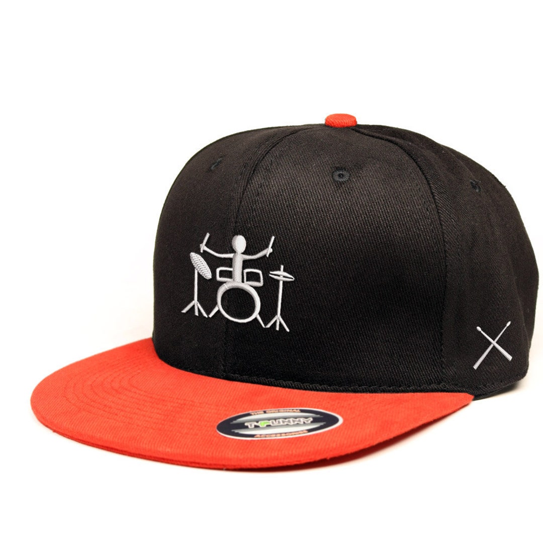 DRUMMER DOODLE Embroidered Trucker Hat Etsy