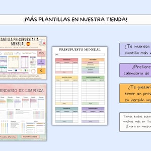 Digital Income and Expense Planner for Couples in Spanish - Monthly Personal Budget Template, Google Sheets image 12