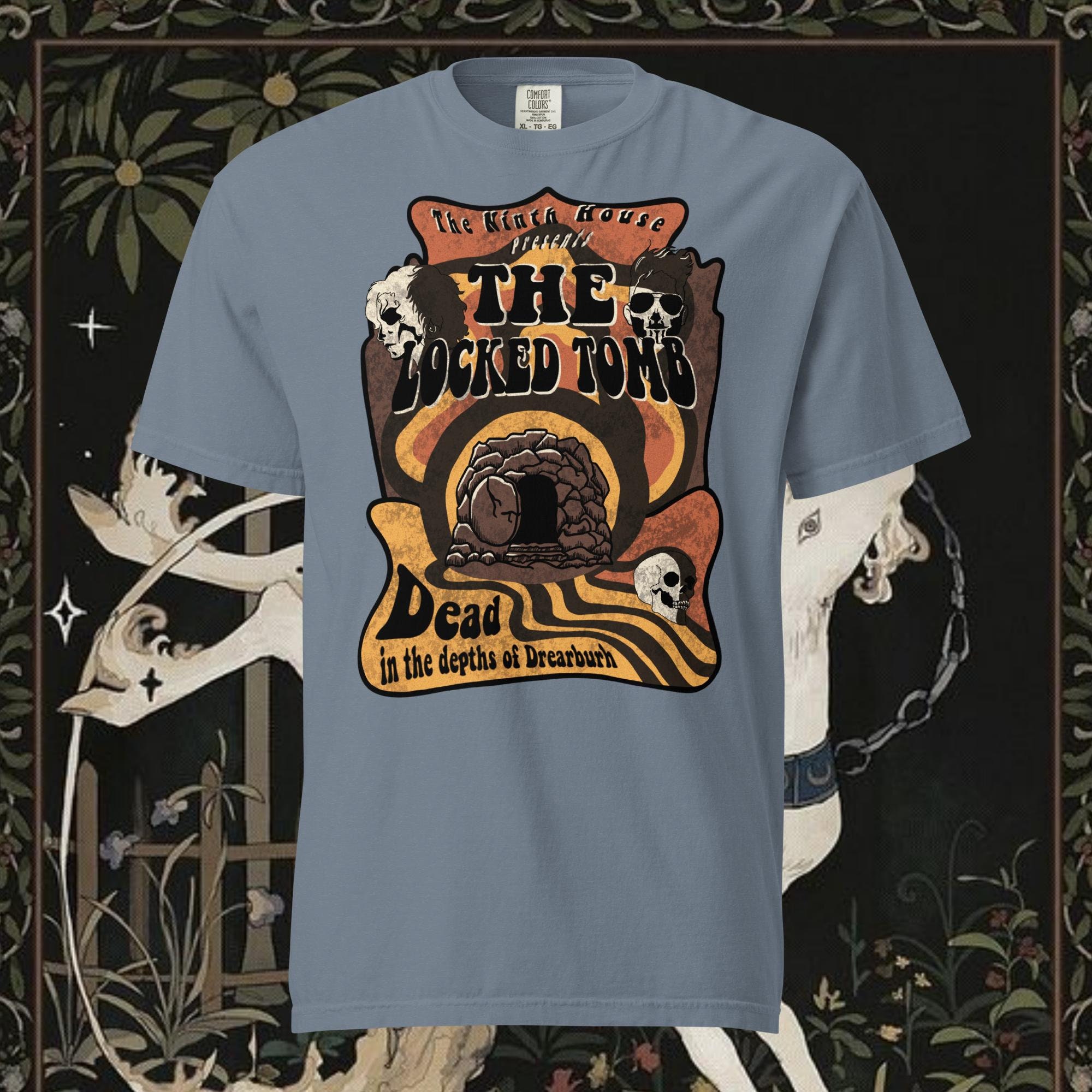 Gideon Bandmerch Groovy Locked Tomb Band Tee Comfort Colors Tee Shirt // Gideon the ...