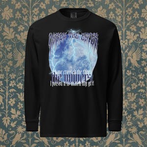 Varun the Eater Metal Band Comfort Colors långärmad t-shirt // Gideon den nionde // Harrow den nionde // Nona den nionde // Den låsta graven