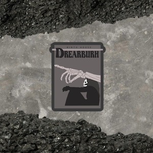 Drearburh Nun Destination Bubble-free Sticker // Bookish Art // Gideon The Ninth // Harrow The Ninth // Nona The Ninth // The Locked Tomb
