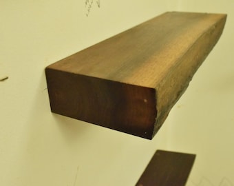 No. 38 - Thick Walnut Floating Shelf