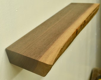 No. 82 - Thick Walnut Floating Shelf