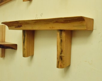 No. 55 - Thick Elm Live Edge Shelf