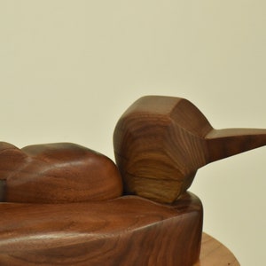 Mother Loon wooden sculpture image 10