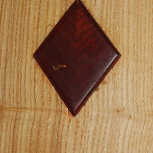 Ash and Padauk Hanging Cabinet image 5