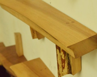 No. 56 - Thick Elm Live Edge Shelf