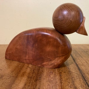 American Coot No.1 Wooden Duck Sculpture image 1