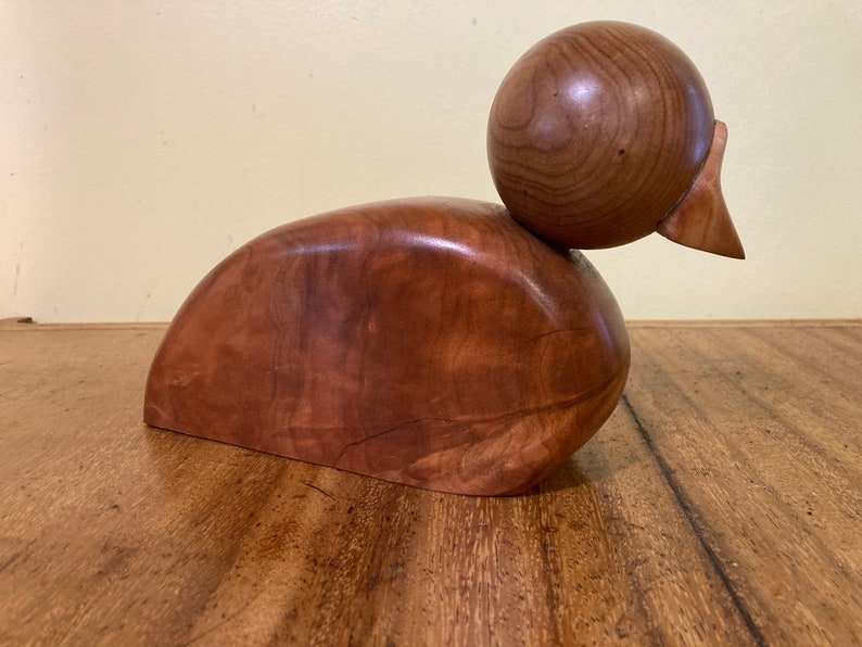 American Coot No.1 Wooden Duck Sculpture image 1