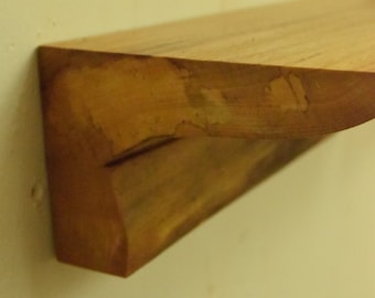 No. 52 - Thick Elm Floating Shelf