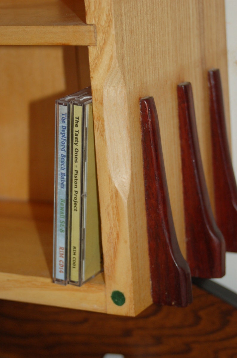 Ash and Padauk Hanging Cabinet image 3