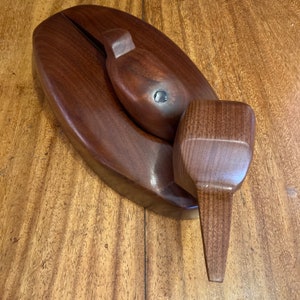 Mother Loon wooden sculpture image 7