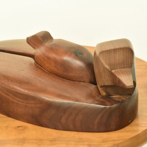 Mother Loon wooden sculpture zdjęcie 8