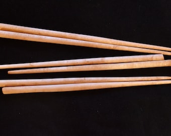 Maple Wood Chopsticks - Handcarved