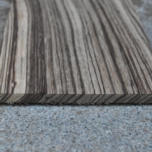 Zebrawood Thin Lumber - 37&quot; by 4 1/2&quot; by 1/4&quot;