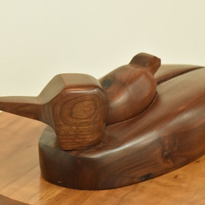 Mother Loon wooden sculpture image 9
