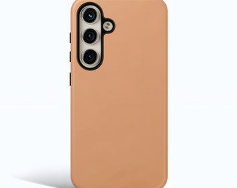 SANDSTONE ORANGE Case | For Samsung Galaxy S23 Ultra Case, S24 case, S24 Ultra, Galaxy S22 Plus Case, Galaxy S21 FE Case, plain matte case