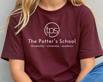 Youth The Potter's School Unisex Shirt, Discipleship-Scholarship-Excellence, Bella + Canvas