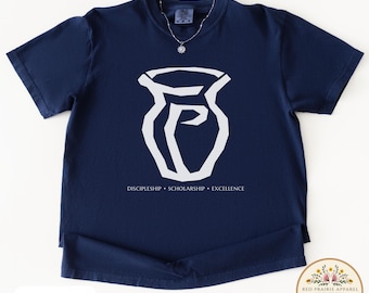 The Potter's School, TPS Merch, Large Pot Logo Shirt, Comfort Colors, Adult Unisex and Youth Sizes