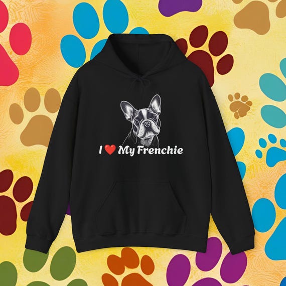 Felpa Con Cappuccio KJ2023 I Love My Dogs Cane Supreme Frase