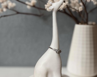Giraffe Ring Holder Playful and Practical Jewelry Organizer 3D