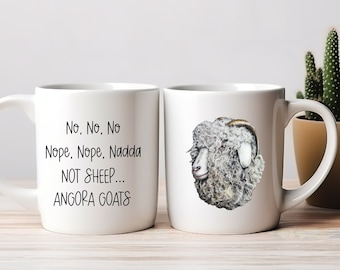Funny Angora Goat Mug, Angora Goat Lovin Momma, Ceramic Coffee Mug, Funny Angora Goat Mom Mug, Angora Goat Breeders, Gift for Homesteader