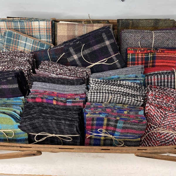 Fabric Wool Remnants Etsy