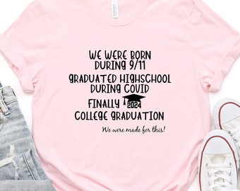 Class of 2024 Shirt, 2024 Grad Shirt, College Grad 2024, College Senior 2024 Shirt, College Grad Gift for Her, College Grads Gift for Him
