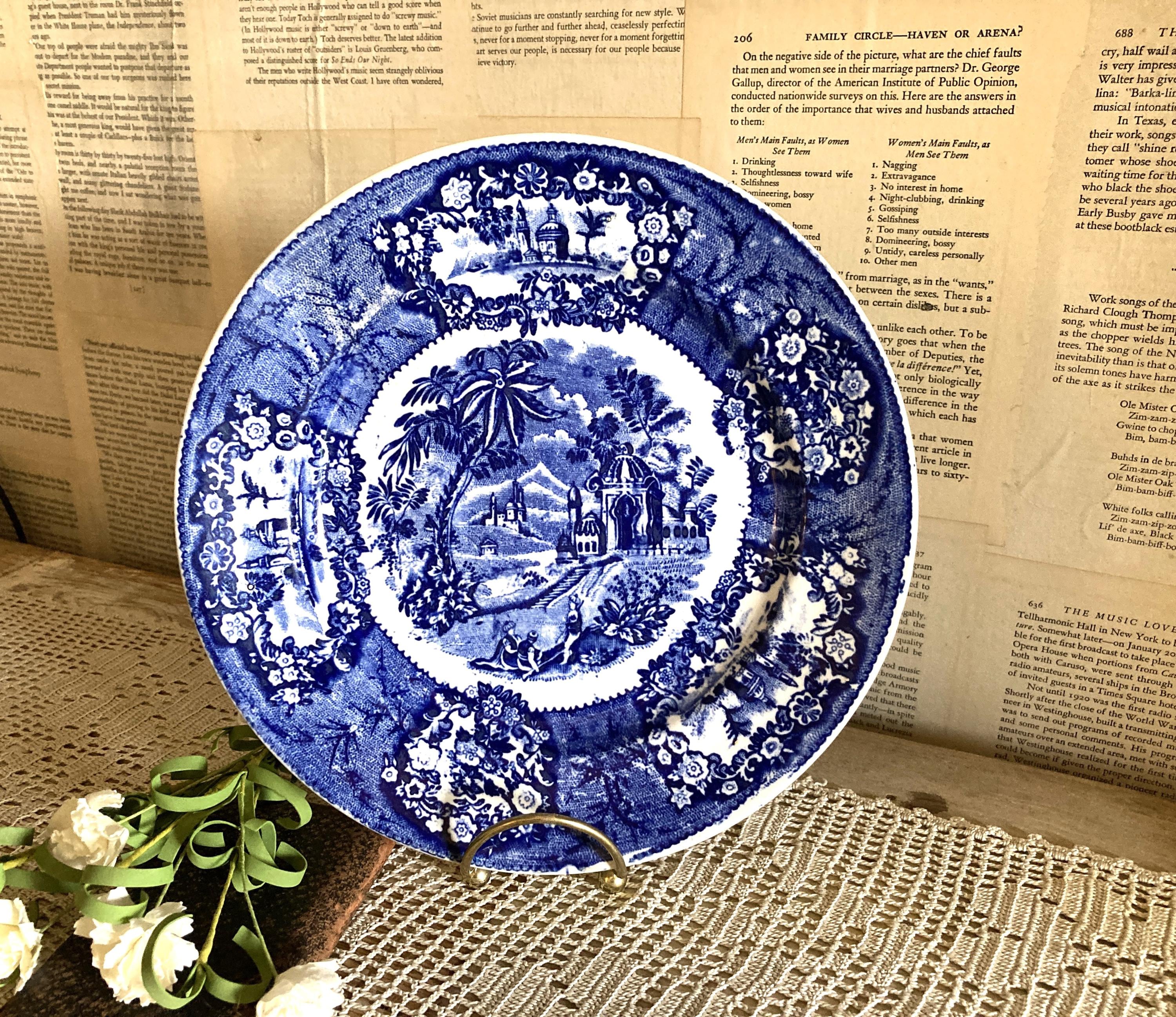 20世紀　ペトルス レグー マーストリヒト プレート　送料込み0828-07 Petrus Regout Maastricht Plate - Etsy
