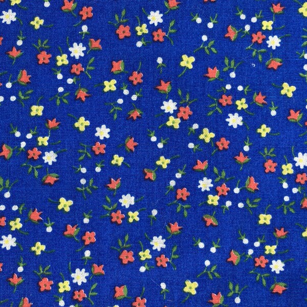 Vintage Ditsy Floral Fabric-Flower Pattern Fabric-Floral Sewing Material-Prairie Style Dress Fabric- Light Weight Fabric-Little Girl Fabric